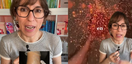 Laura Cámara, enfermera, matrona y sexóloga, analiza el uso viral de la purpurina como método para detectar infidelidades