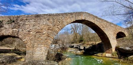 El Puente de Santa Maria de Merlès, una joya medieval.