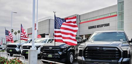 Un concesionario de Toyota en Alhambra (California, Estados Unidos) 