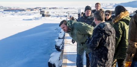 El vicepresidente de EE.UU., JD Vance, durante su reciente visita a Groenlandia 