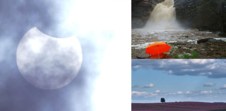 La cascada de la Foradada, la floración de Aitona y el eclipse solar de luna, mejores fotos de marzo.