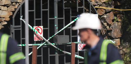 Entrada a la mina donde tuvo lugar la explosión