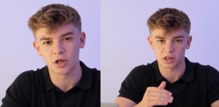 Adrián en un momento del vídeo