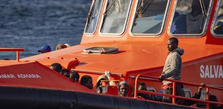 Imagen de archivo de una lancha de rescate de Salvamento Marítimo