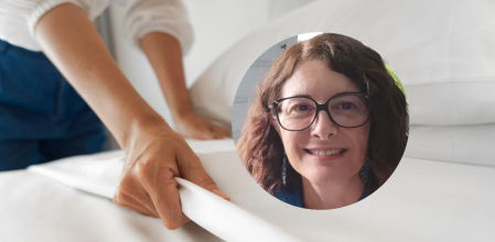 Cristina Muñoz en un momento del vídeo