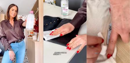 Lucía Lipperheide enseña los diferentes usos del agua micelar