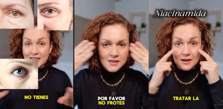 Esther Gaya explica en el vídeo cómo cuidar el contorno de ojos