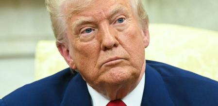 El presidente estadounidense, Donald Trump, ayer en la Casa Blanca