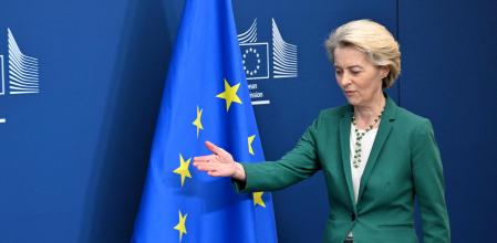 La presidenta de la Comisión Europea, Ursula von der Leyen