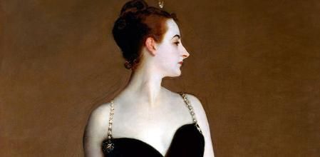 Detalle de ‘Madame X’, de John Singer Sargent, 1884, Metropolitan Museum of Art