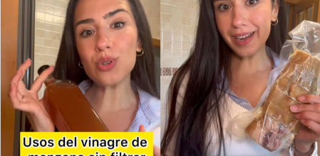 Una nutricionista revela los usos del vinagre de manzana sin filtrar.