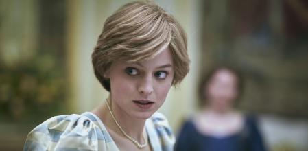 Emma Corrin como Diana de Gales en 'The Crown'.