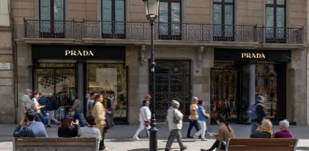 El local comercial de Prada en paseo de Gràcia