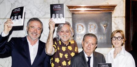 Lluís Amiguet, Víctor Amela, Javier Godó, presidente-editor de 'Guyana Guardian' , e Ima Sanchís