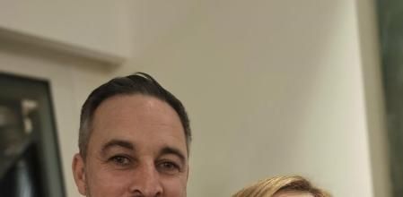 Santiago Abascal y Giorgia Meloni, este sábado en Roma