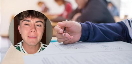 Imagen representativa de un examen en clase