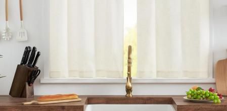 Cortinas para llenar de elegancia la cocina