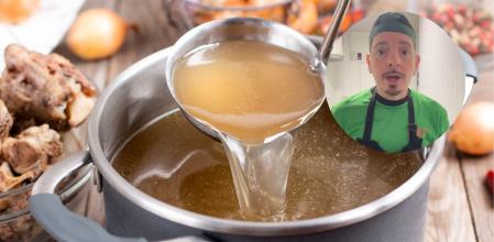 Un carnicero desvela el truco para hacer un buen caldo de huesos.