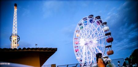 La noria del Tibidabo barcelonés, paradigma de la atracción circular&nbsp;