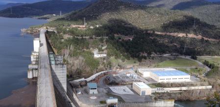 Presa de Rialb, en una imagen de finales de marzo.