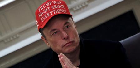 El propietario de Tesla, Elon Musk, en la Casa Blanca