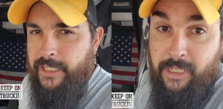 El camionero asegura haber ganado más de 50.000 euros brutos