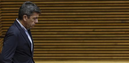 El presidente de la Generalitat valenciana, Carlos Mazón, en una sesión de les Corts Valencianes&nbsp;