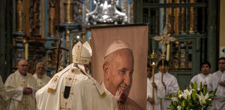 Misa en honor al Papa Francisco oficiada por el arzobispo de Lima&nbsp;