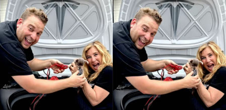 Desguace de España que enseña el primer Tesla