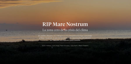RIP Mare Nosturm es una serie de siete reportajes que documenta el impacto de la emergencia climática en el mar Mediterráneo y las comunidades que dependen de él
