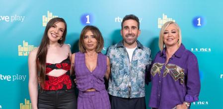 Inés Hernand, María Patiño, Aitor Albizua y Belén Esteban