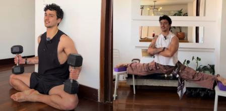 El entrenador personal Lucca Short en su vídeo de TikTok