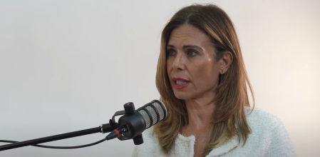 Begoña del Campo en un vídeo de archivo