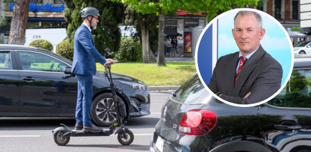 Guillermo Magaz, director de AECA-ITV, defiende que los patinetes eléctricos pasen una inspección técnica para garantizar que están en perfecto estado