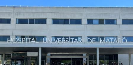Entrada principal al nuevo Hospital Universitario de Mataró .