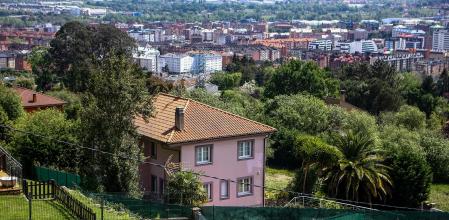 La casa donde los menores pasaron cuatro años encerrados.