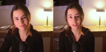 Irene Albacete en un momento del vídeo