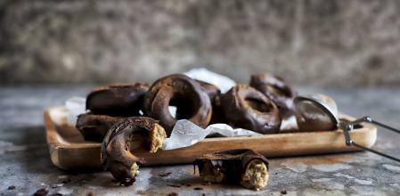 Mini rosquillas de avena