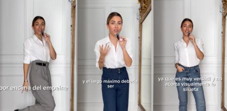 Natalia Cebrián muestra cuáles son los pantalones más indicados para sumar visualmente unos centímetros a la figura