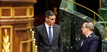 Pedro Sánchez, en el Congreso