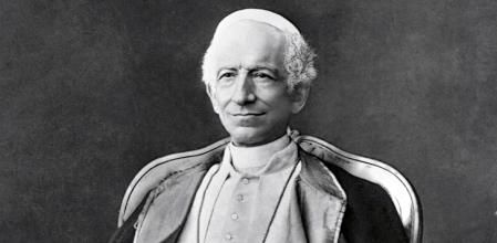 El papa León XIII en una instantánea de 1878