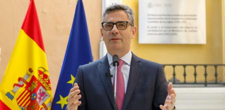 El ministro de Presidencia, Justicia y Relaciones con las Cortes, Félix Bolaños