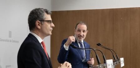 El conseller Ramon Espadaler junto al ministro de Justicia