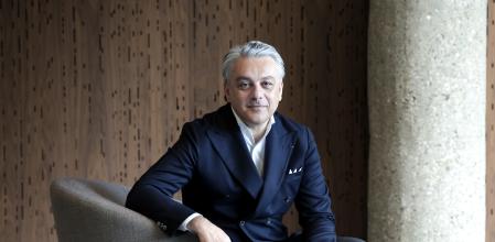 El consejero delegado de Renault Group, Luca de Meo, el pasado martes en Barcelona, antes de la presentación de su libro