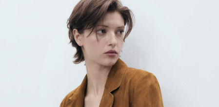 Chaqueta de ante de la colección de invierno de Mango