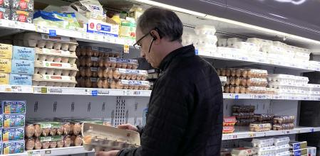 Los huevos se han convertido en un termómetro de la inflación en Estados Unidos&nbsp;