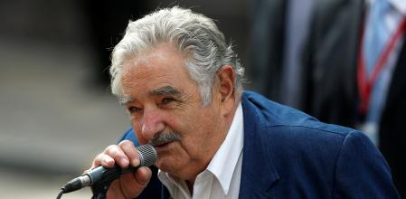 El expresidente uruguayo José Mujica durante una conferencia en Chile, en el 2014
