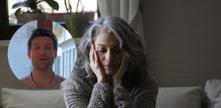 Una persona estresada