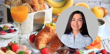 Foto de archivo de un desayuno completo