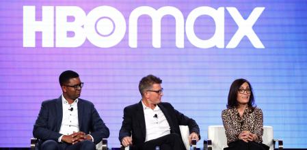 Responsables de HBO Max en un encuentro con prensa en el 2020